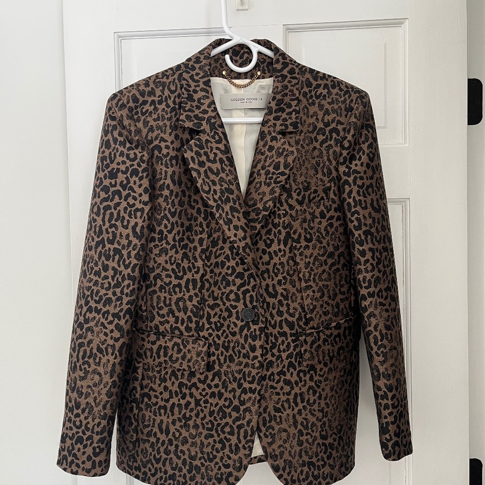 Golden Goose Animal Print Blazer
